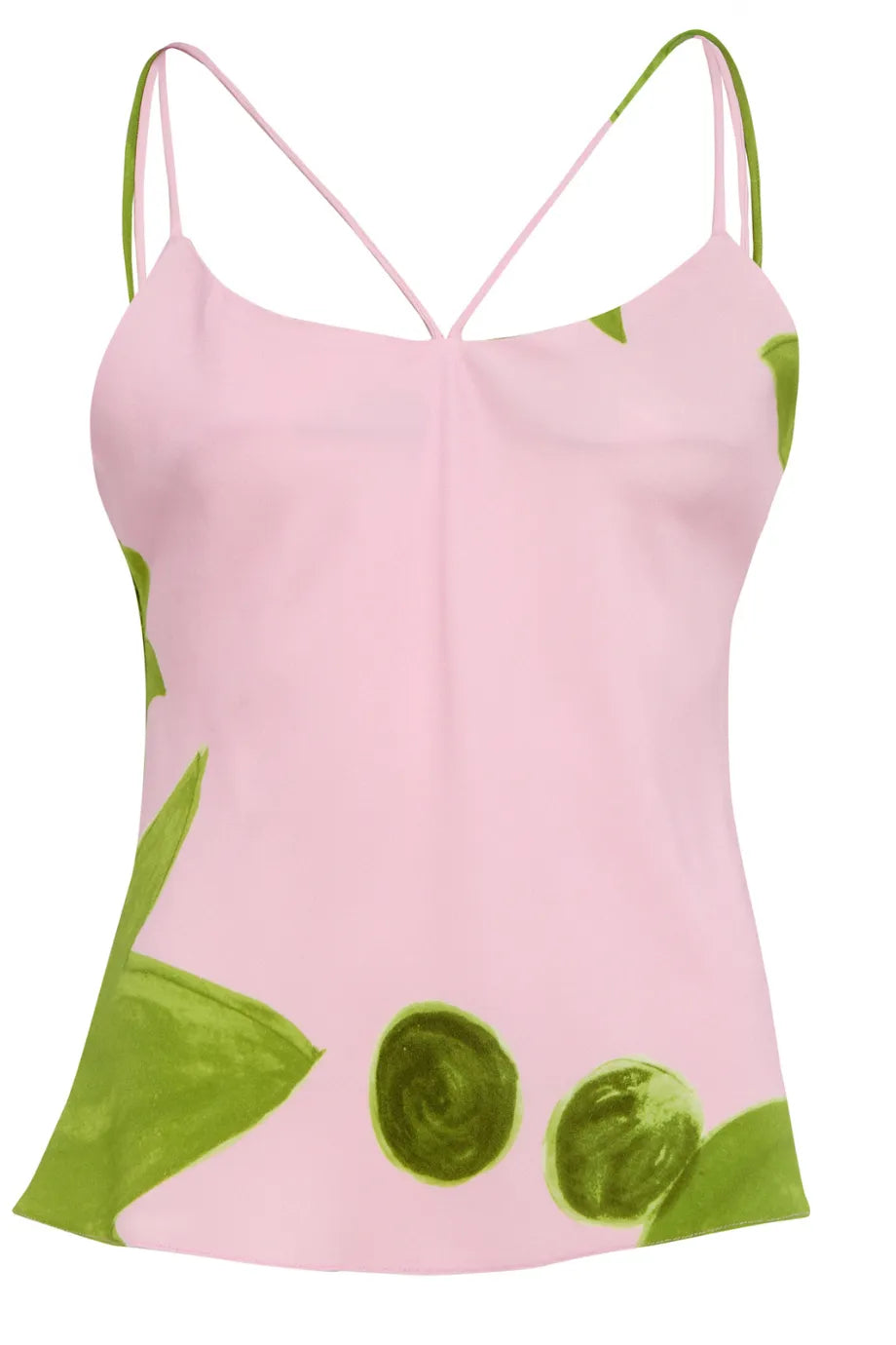 Eudora Sleeveless Top in Green and Pink