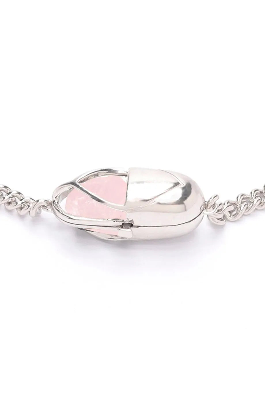 Capsule Crystal Choker Necklace in Silver