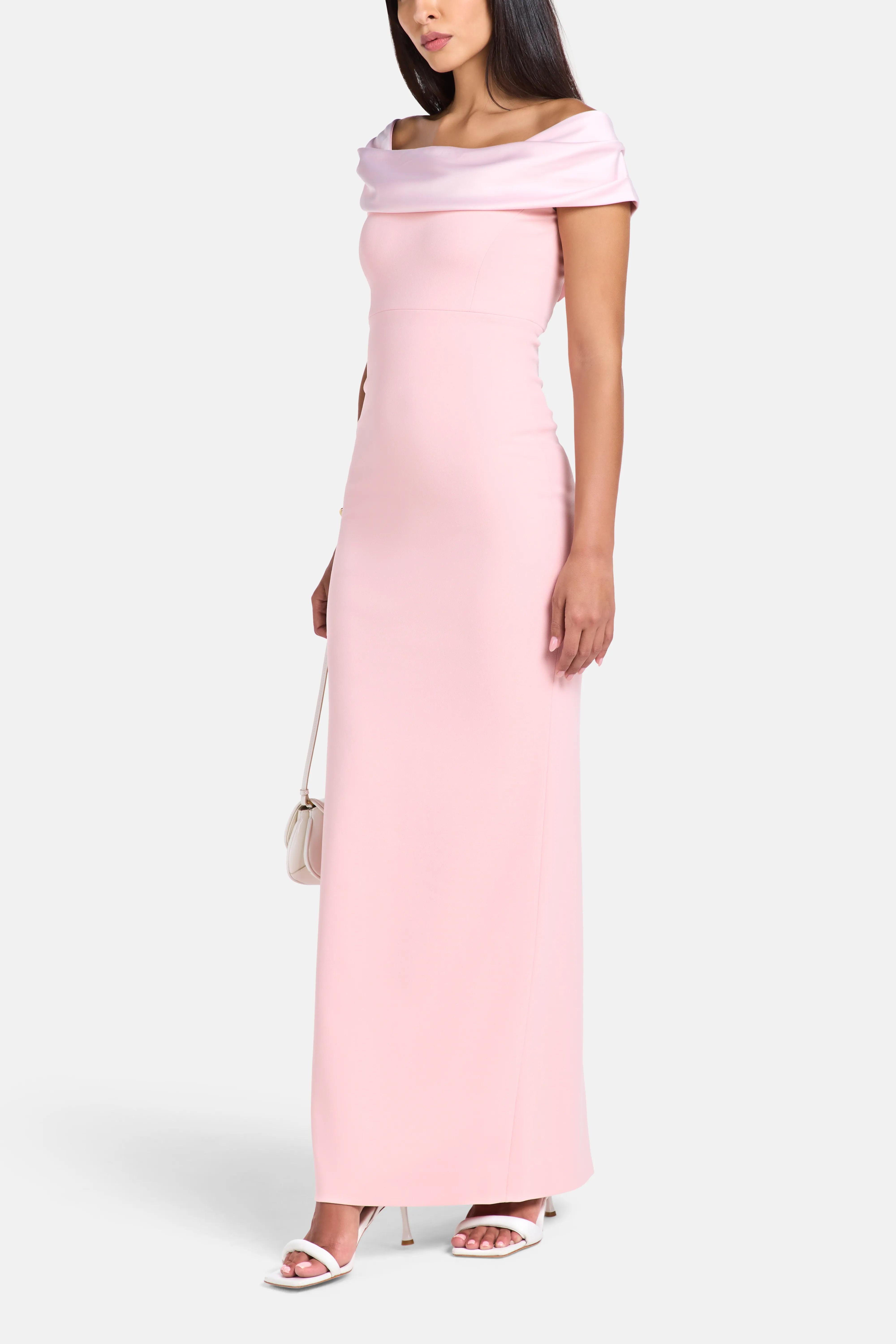 Adele Evening Dress in Pink