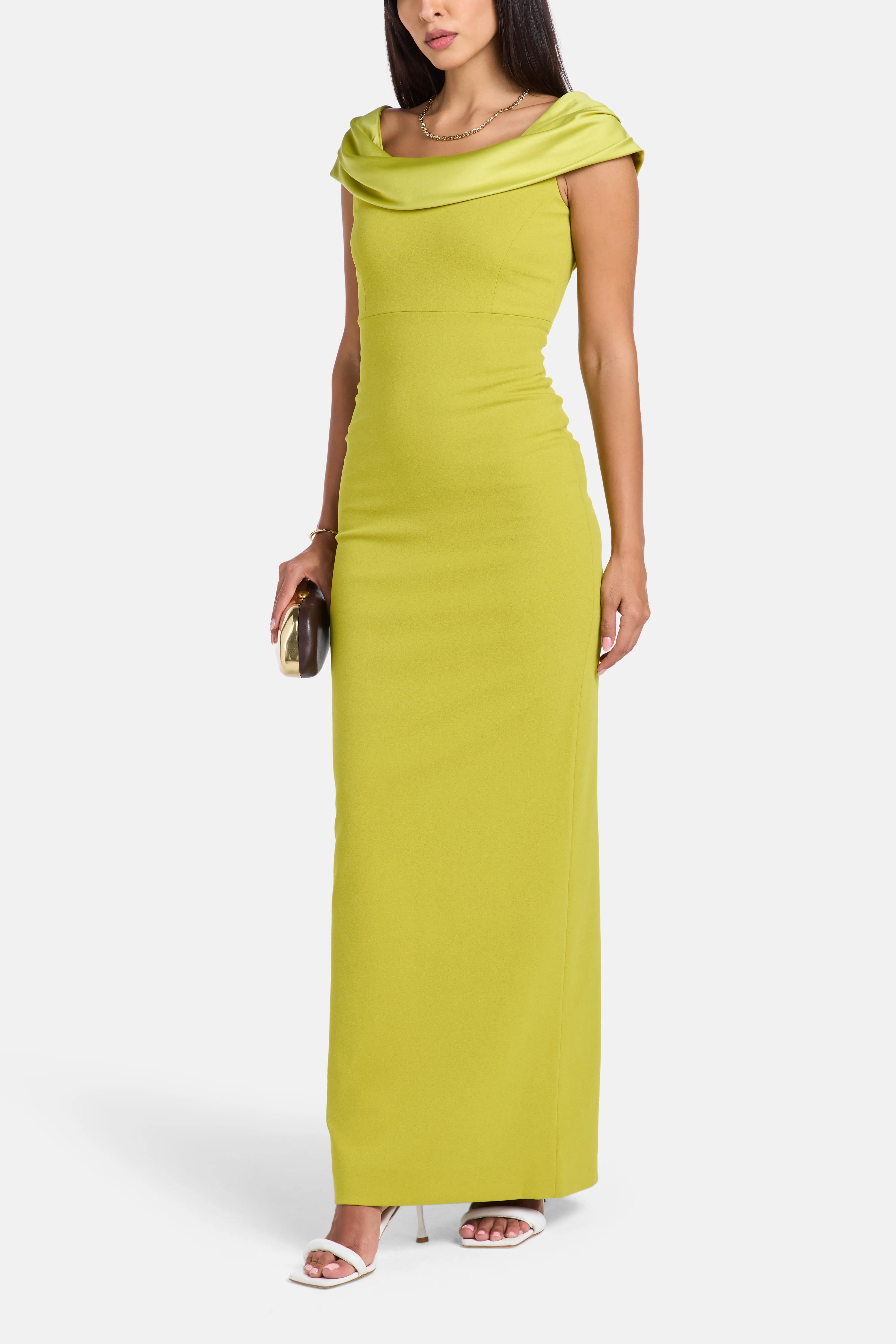 Adele Evening Dress in Green