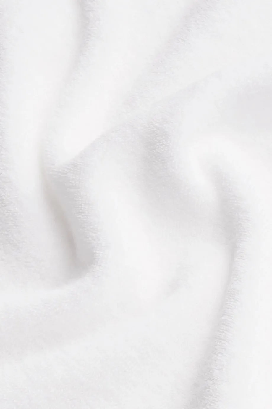 Signature Logo Terry Cotton Polo T-Shirt in White