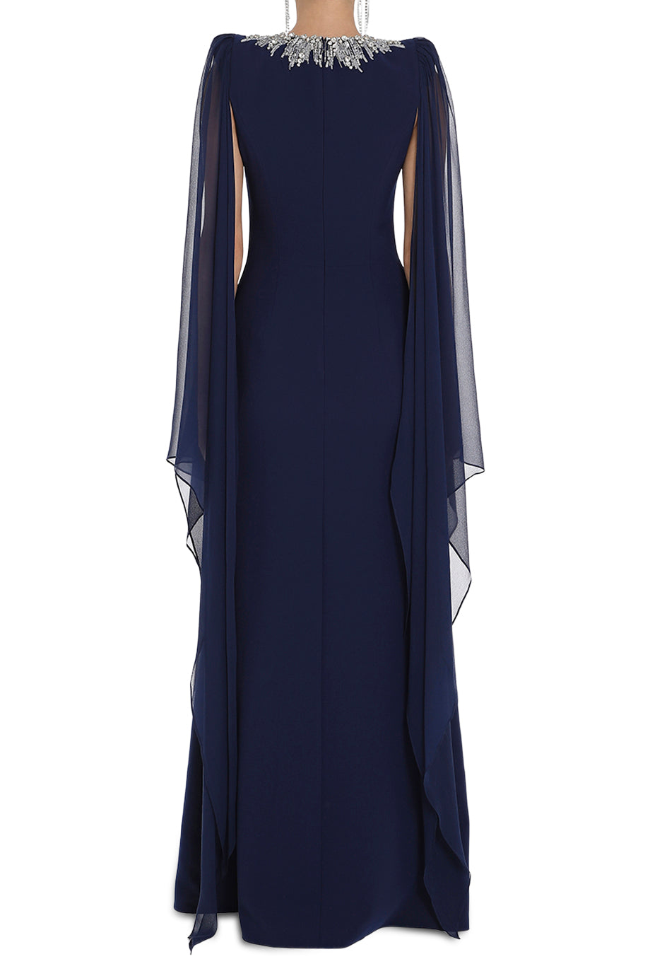 Jenny Packham Flame Lily A-Line Gown in Navy. Shop from Etoile La Boutique