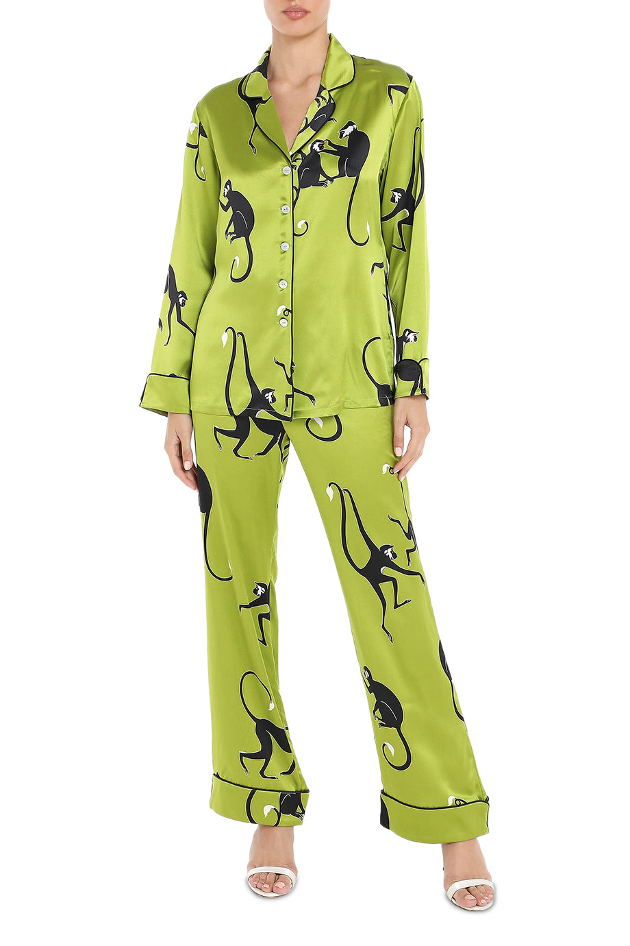 Lila Citrus Monkey Pyjama Set