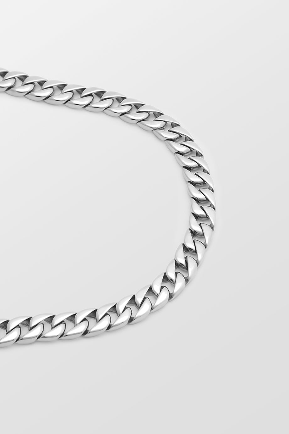 Silver Mini Chunky Chain Necklace