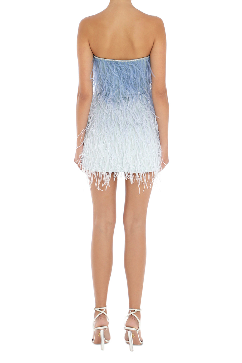 Sofia Feathered Mini Dress