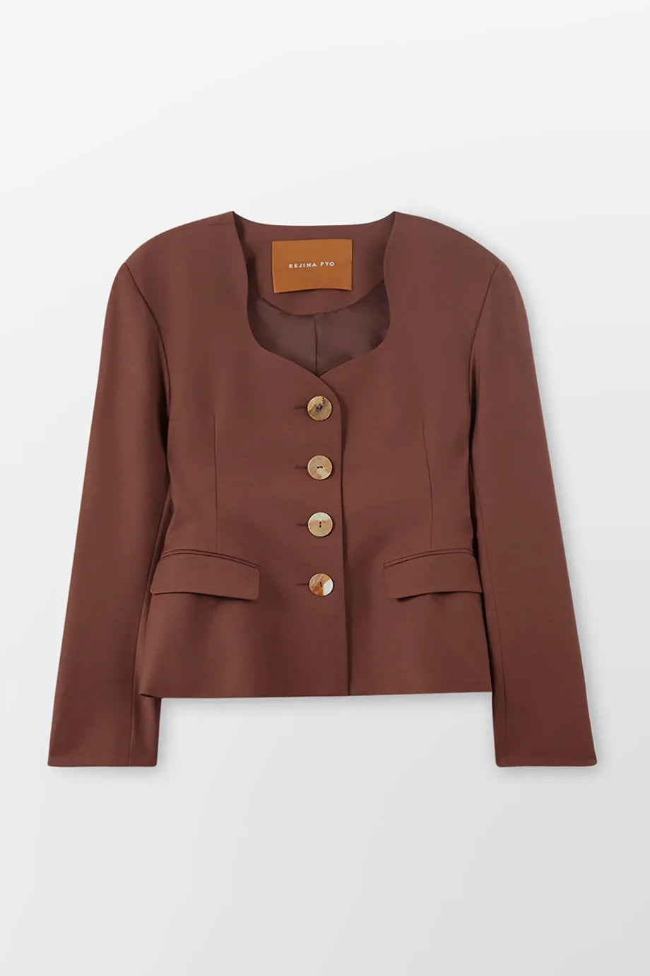 Rejina pyo perrin wool blend blazer