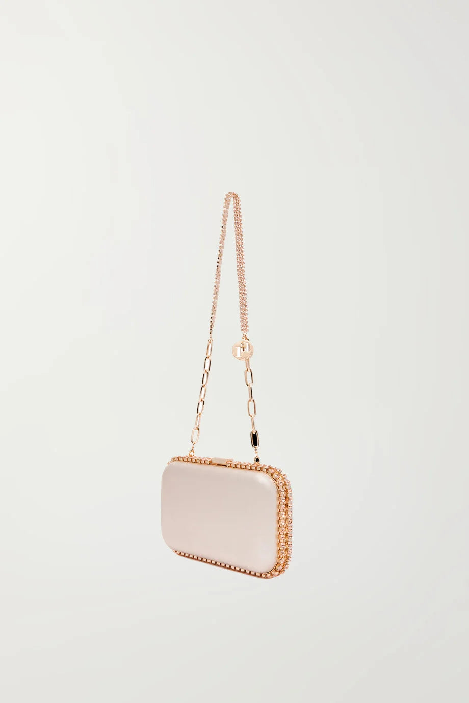 Clio Crystal-Embellished Clutch Bag