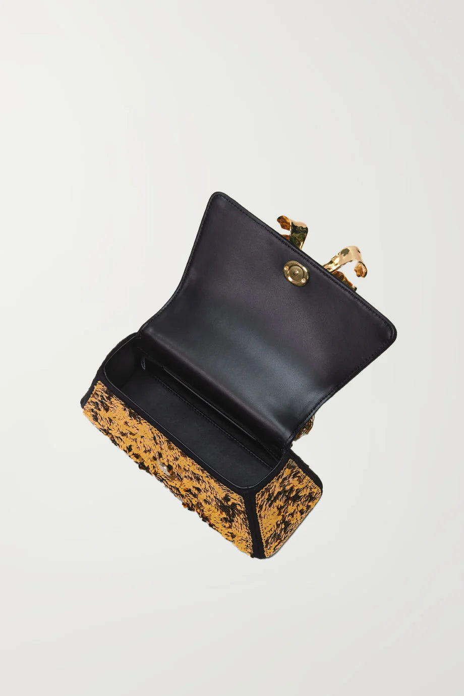 Dolce and gabbana gold sequin bag online