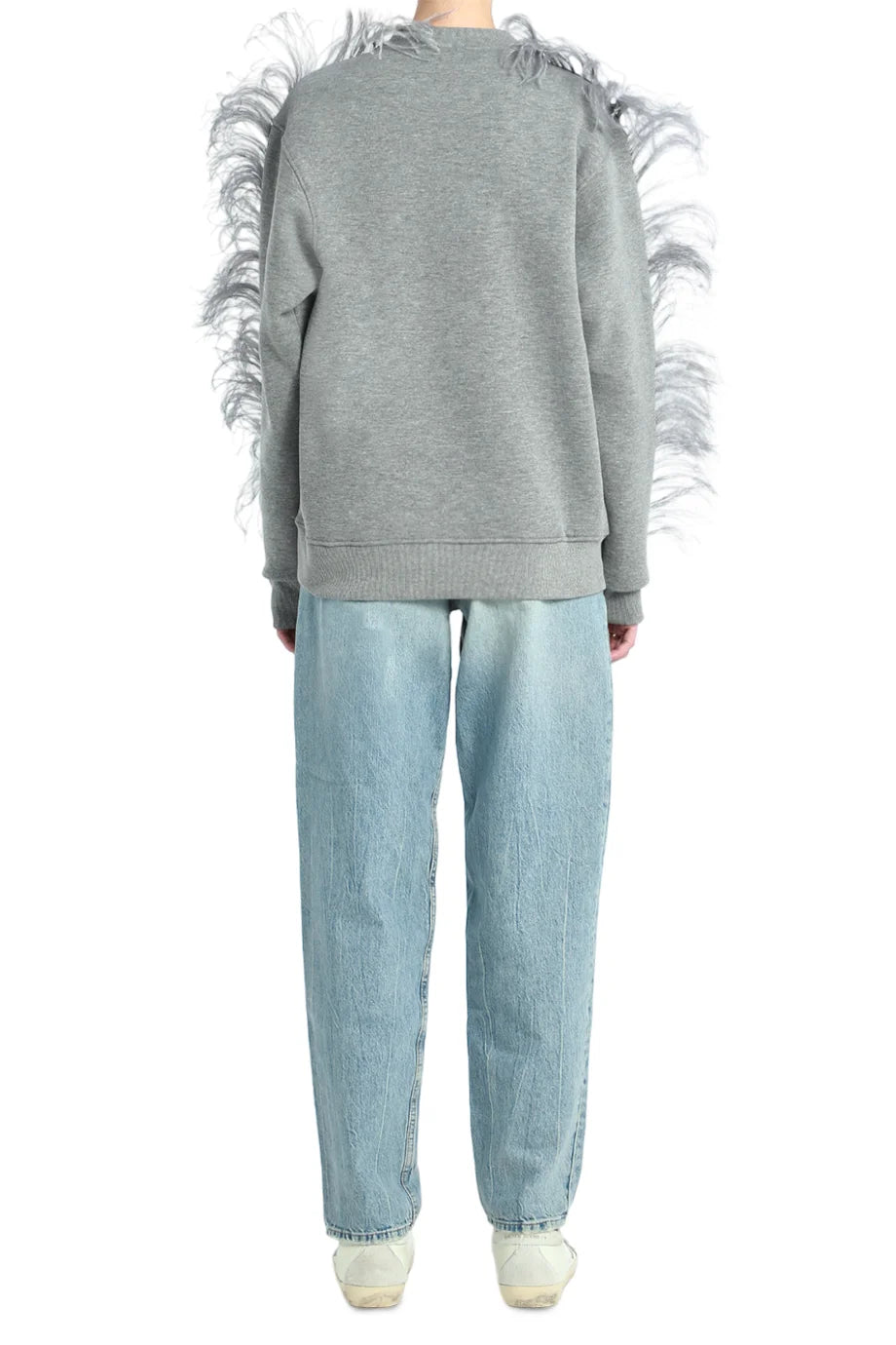 Ostrich Feather Sweatshirt