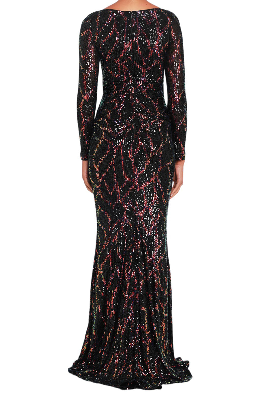 Long Sleeve Gown With Print