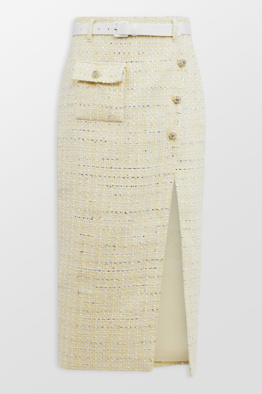 BOUCLE MIDI SKIRT