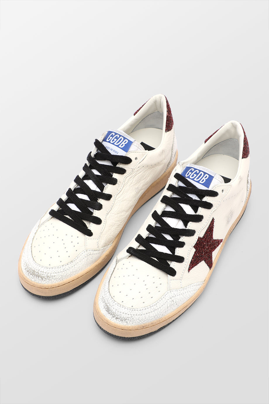 Ball Nappa Sneakers With Upper Glitter Stars