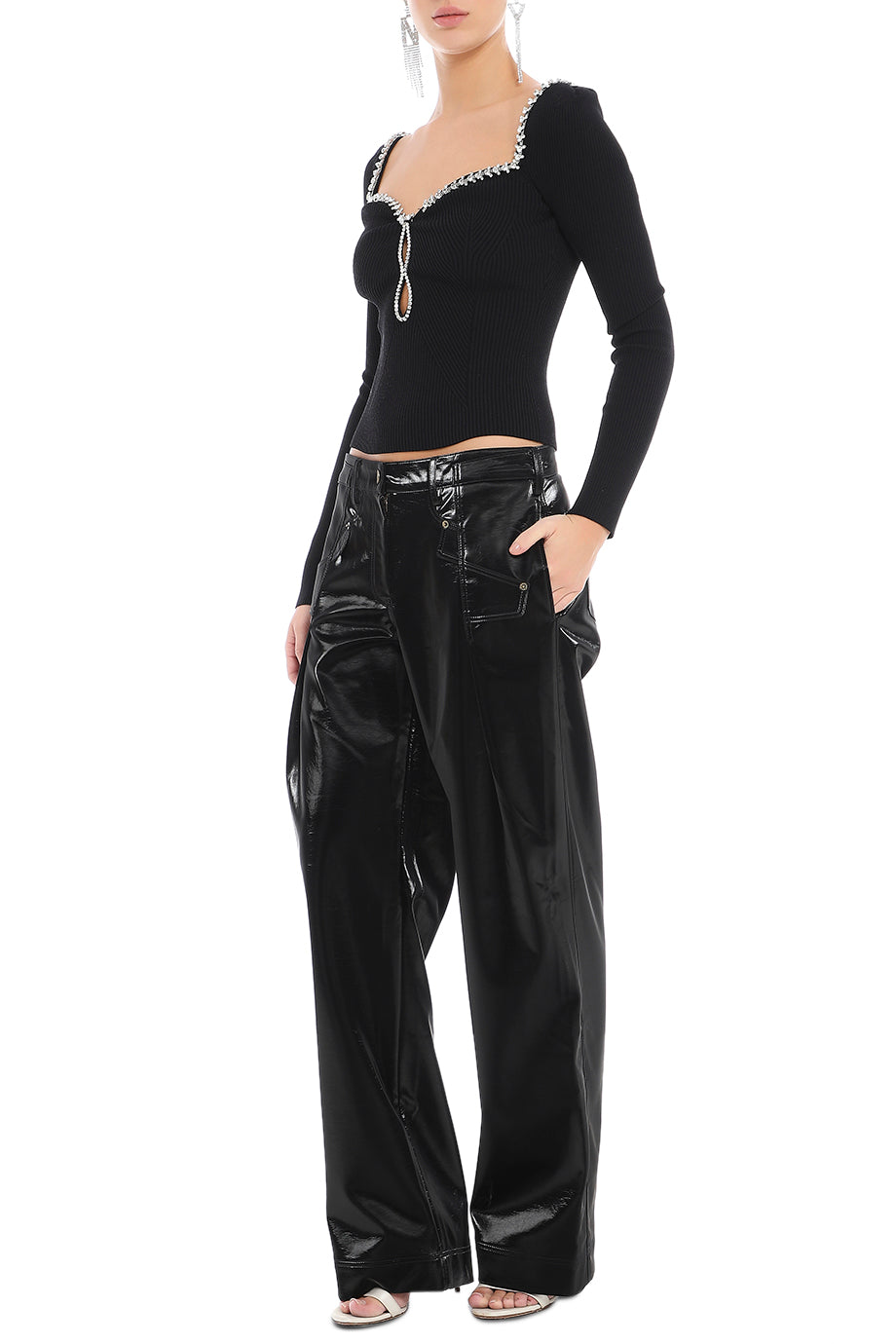 Faux Leather Pants