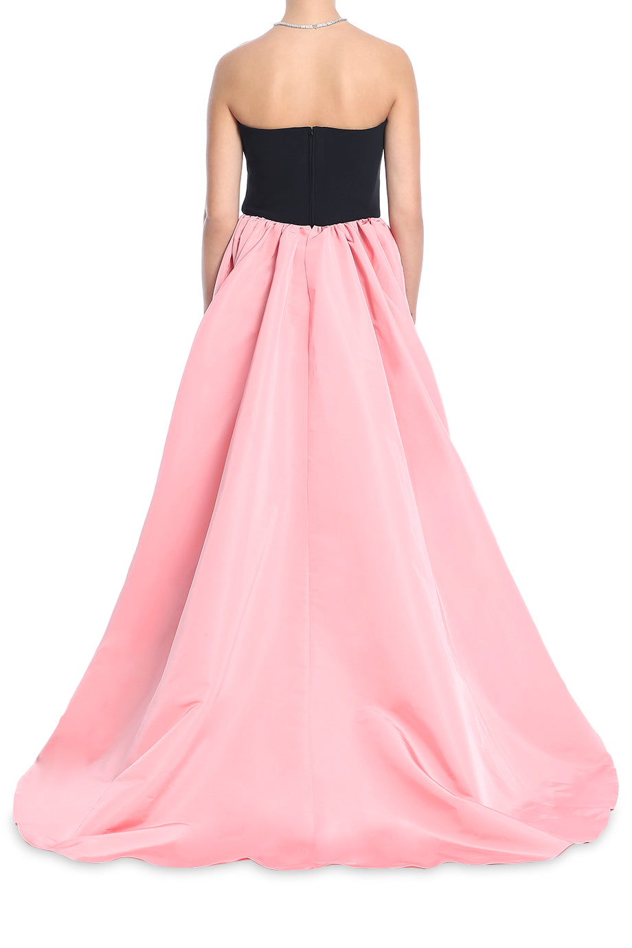 Strapless Gown With Overskirt