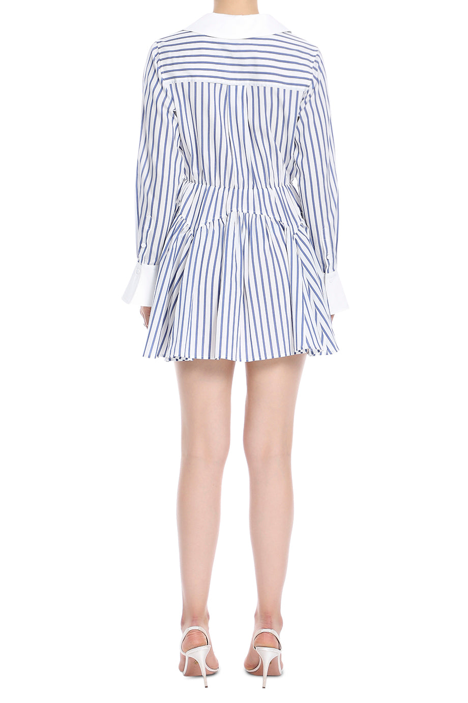 Stripe Cotton Mini Dress
