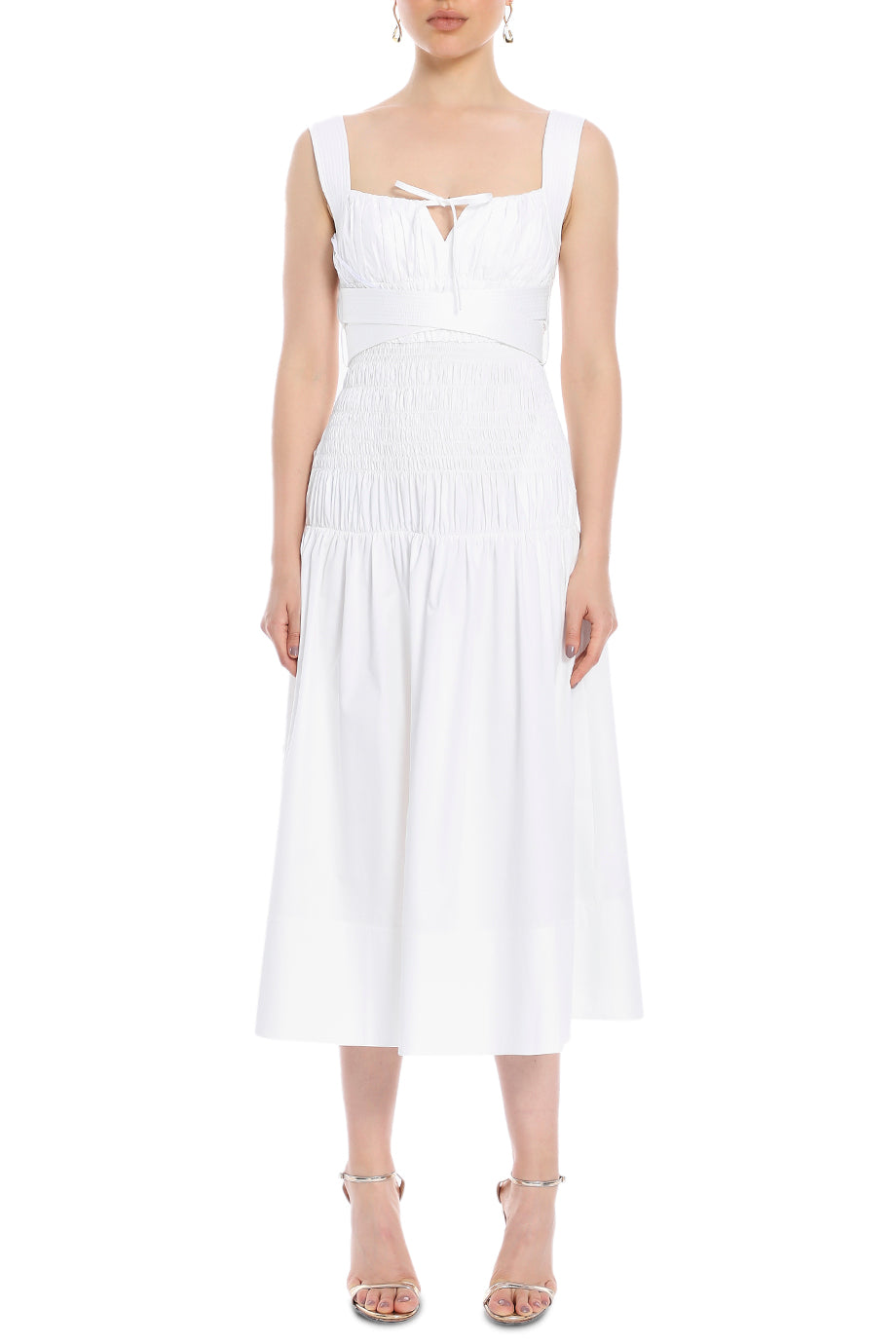 Cotton Midi Dress