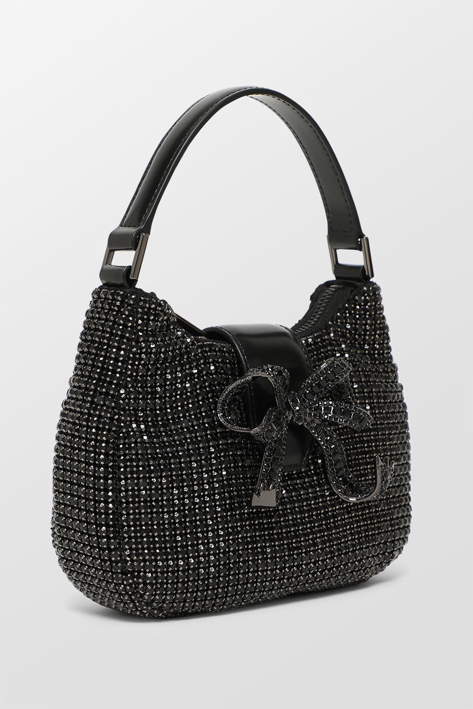 Diamante Crescent Bow Bag