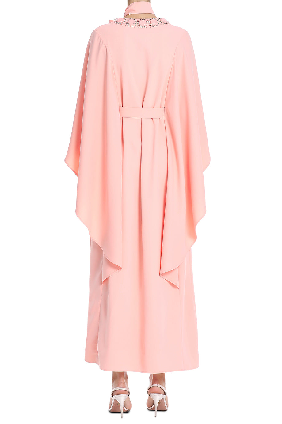 Salina Embellished Tie Neck Detail Kaftan