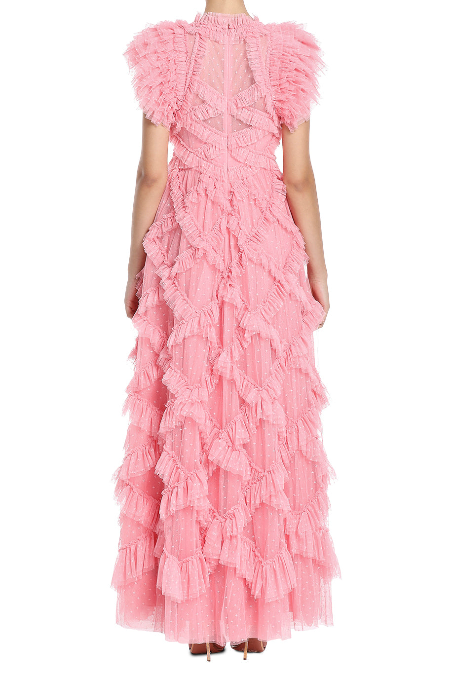 Genevieve Ruffle Maxi Dress