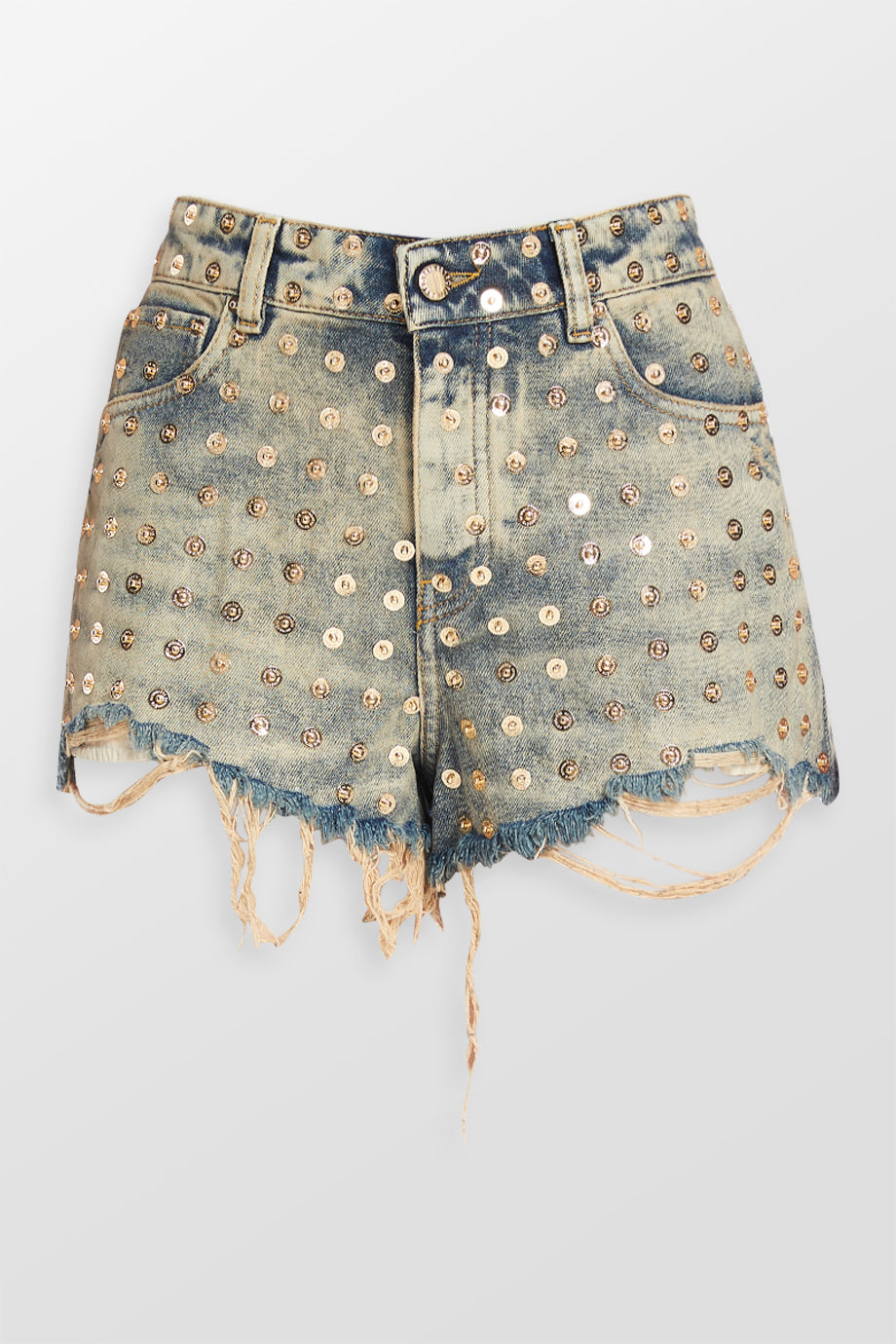 studded shorts