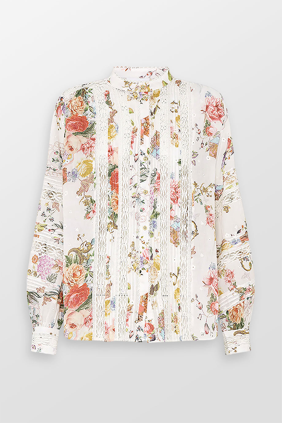 floral patterned blouse