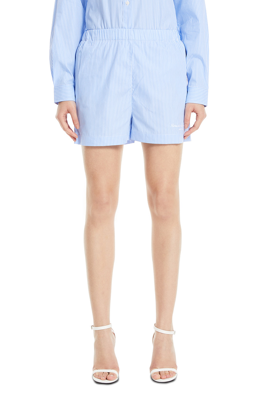 Hotel Du Cap Cursive Poplin Shorts