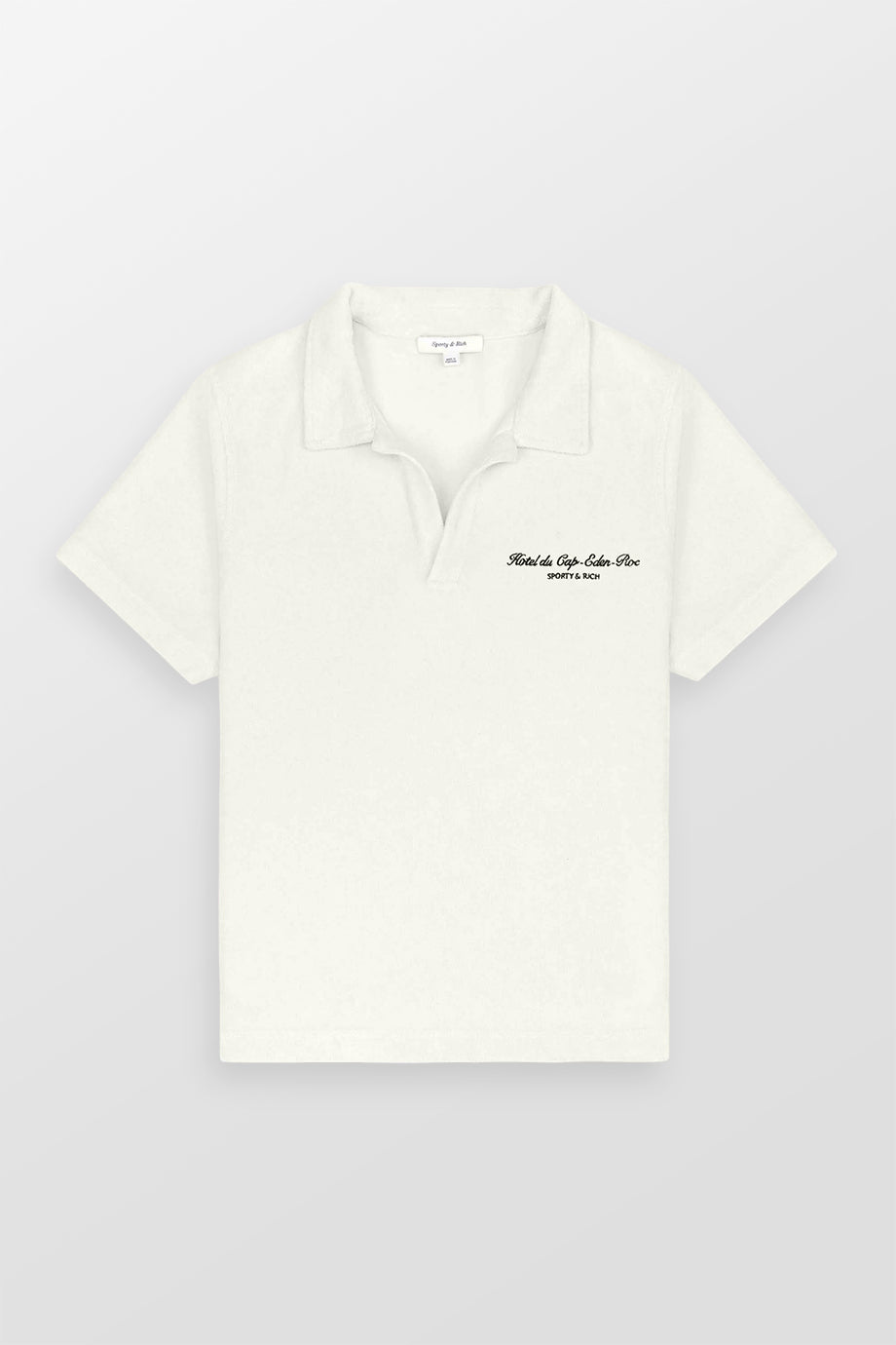 Hotel Du Cap Cursive Terry Polo T-Shirt