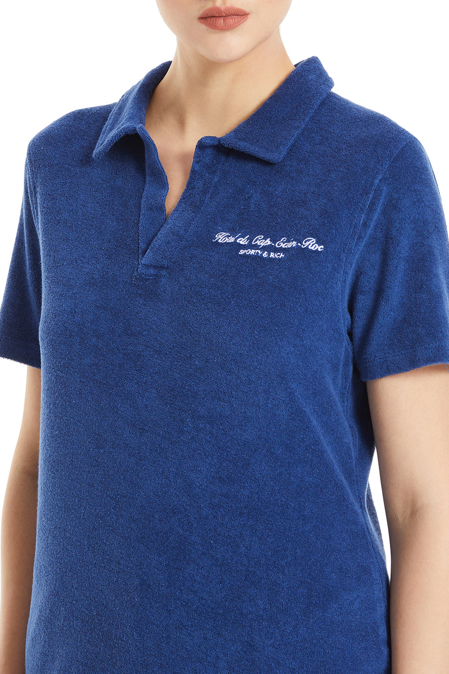 Hotel Du Cap Cursive Terry Polo T-Shirt