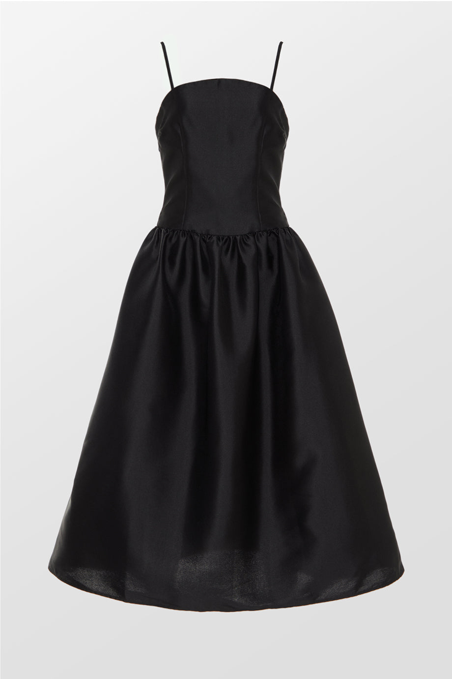 Taffeta Midi Dress