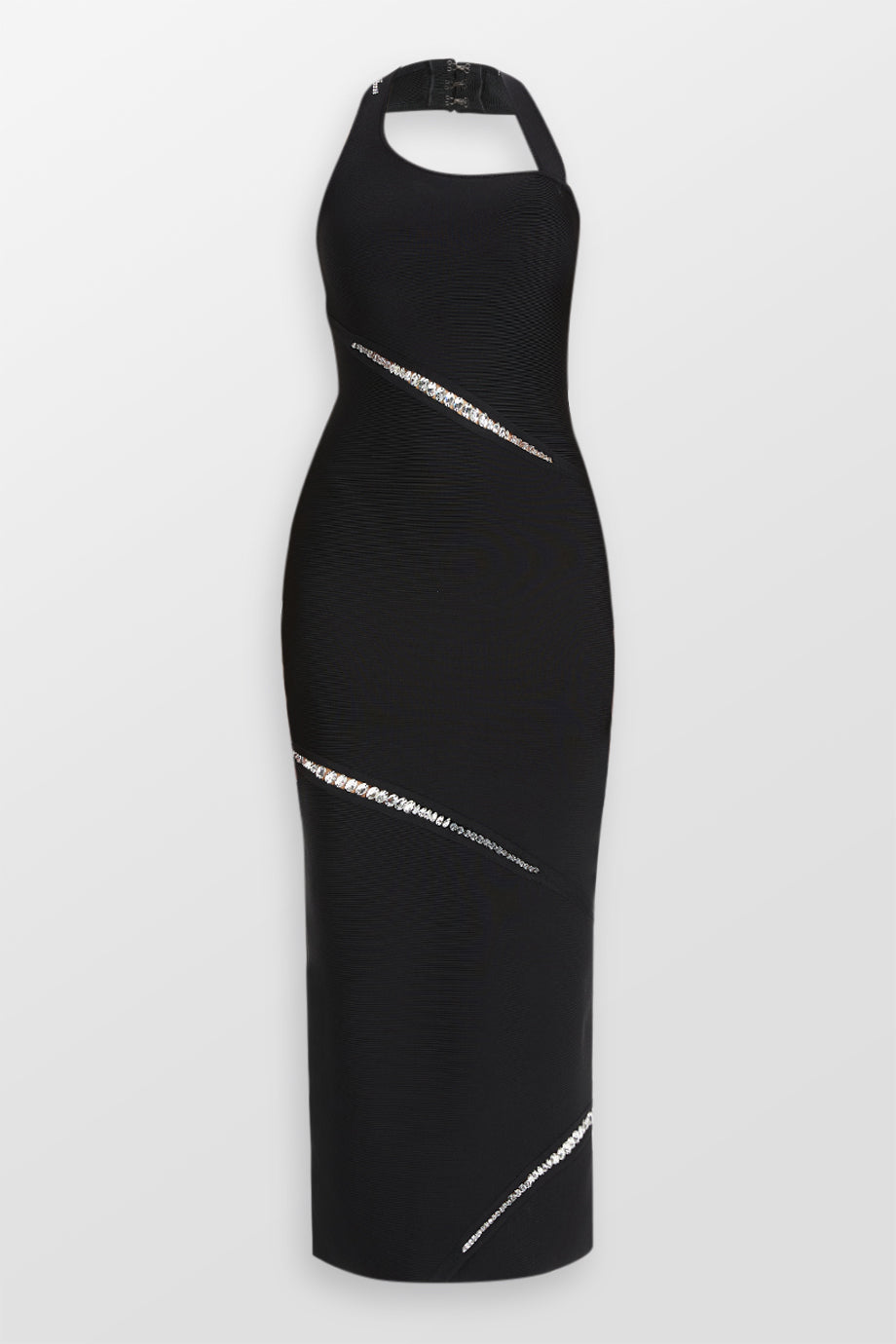 Lennox Crystal Paneled Maxi Dress