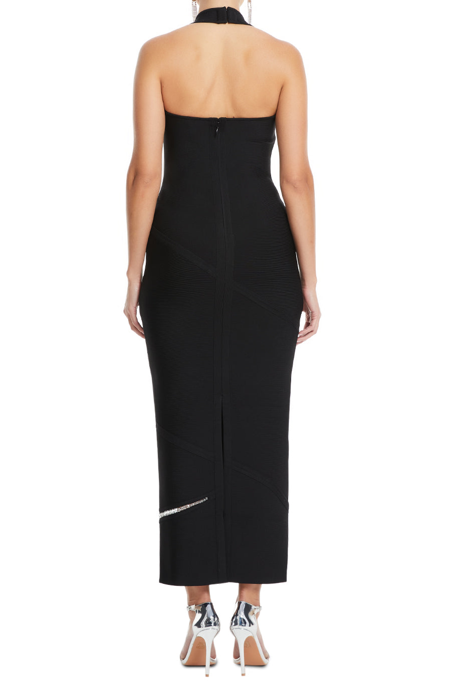 Lennox Crystal Paneled Maxi Dress