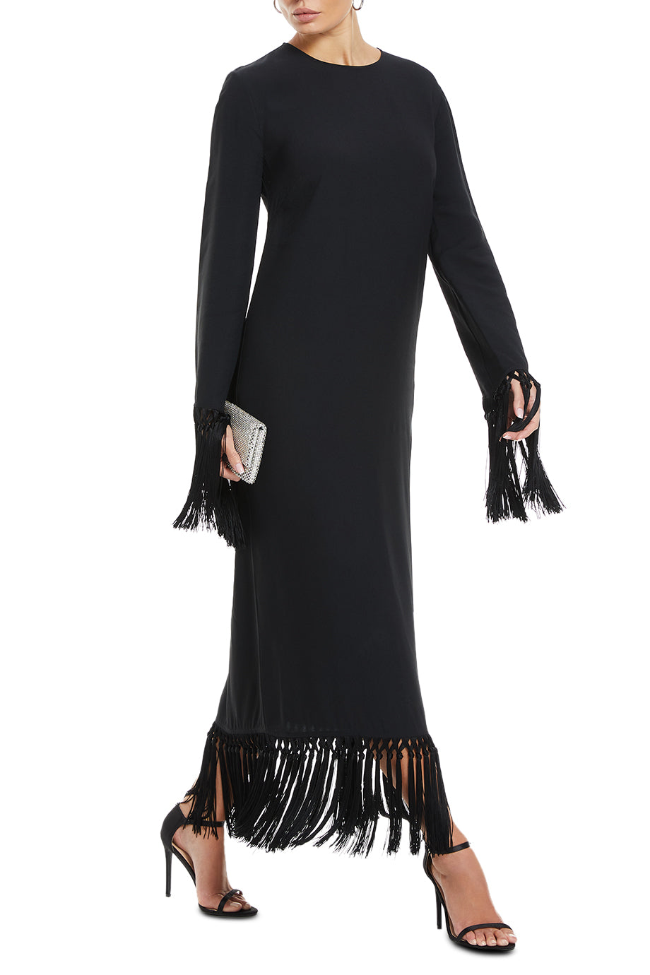 Claudia Fringe Maxi Dress