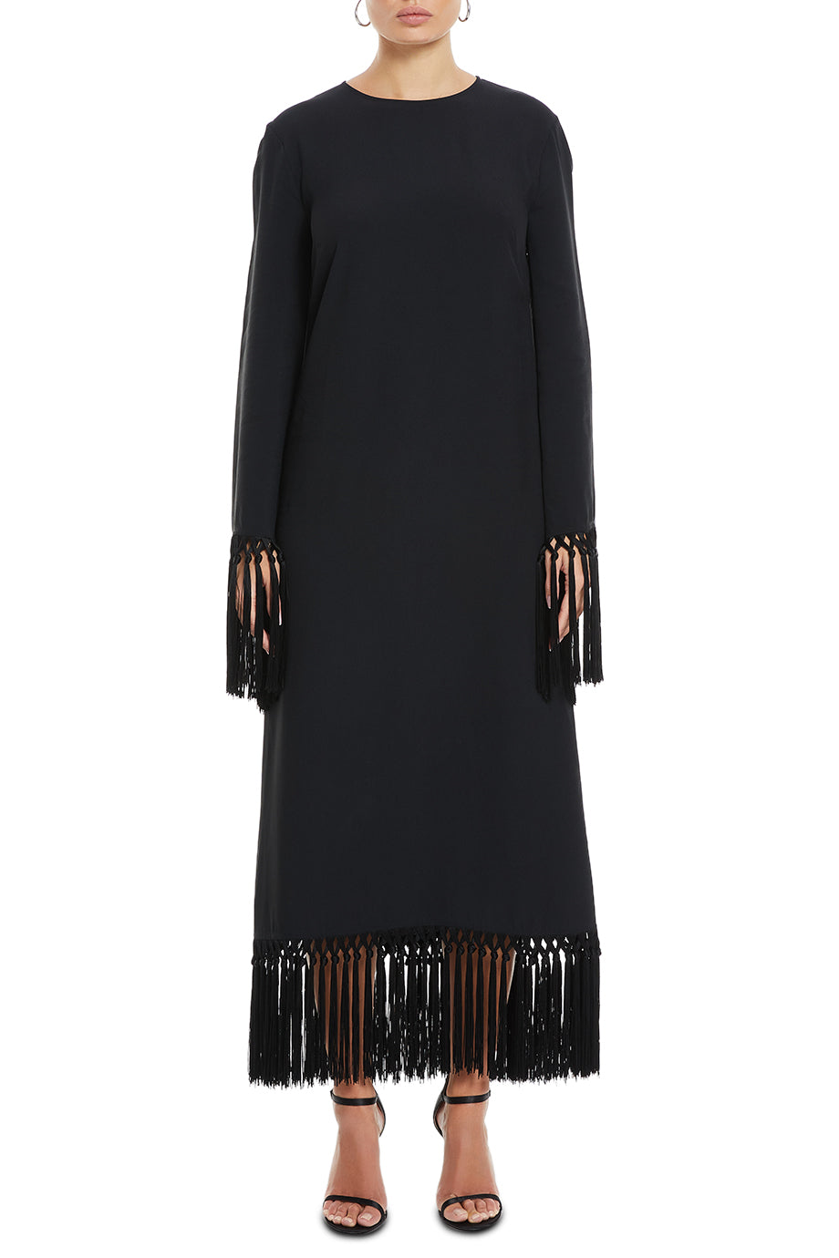 Claudia Fringe Maxi Dress