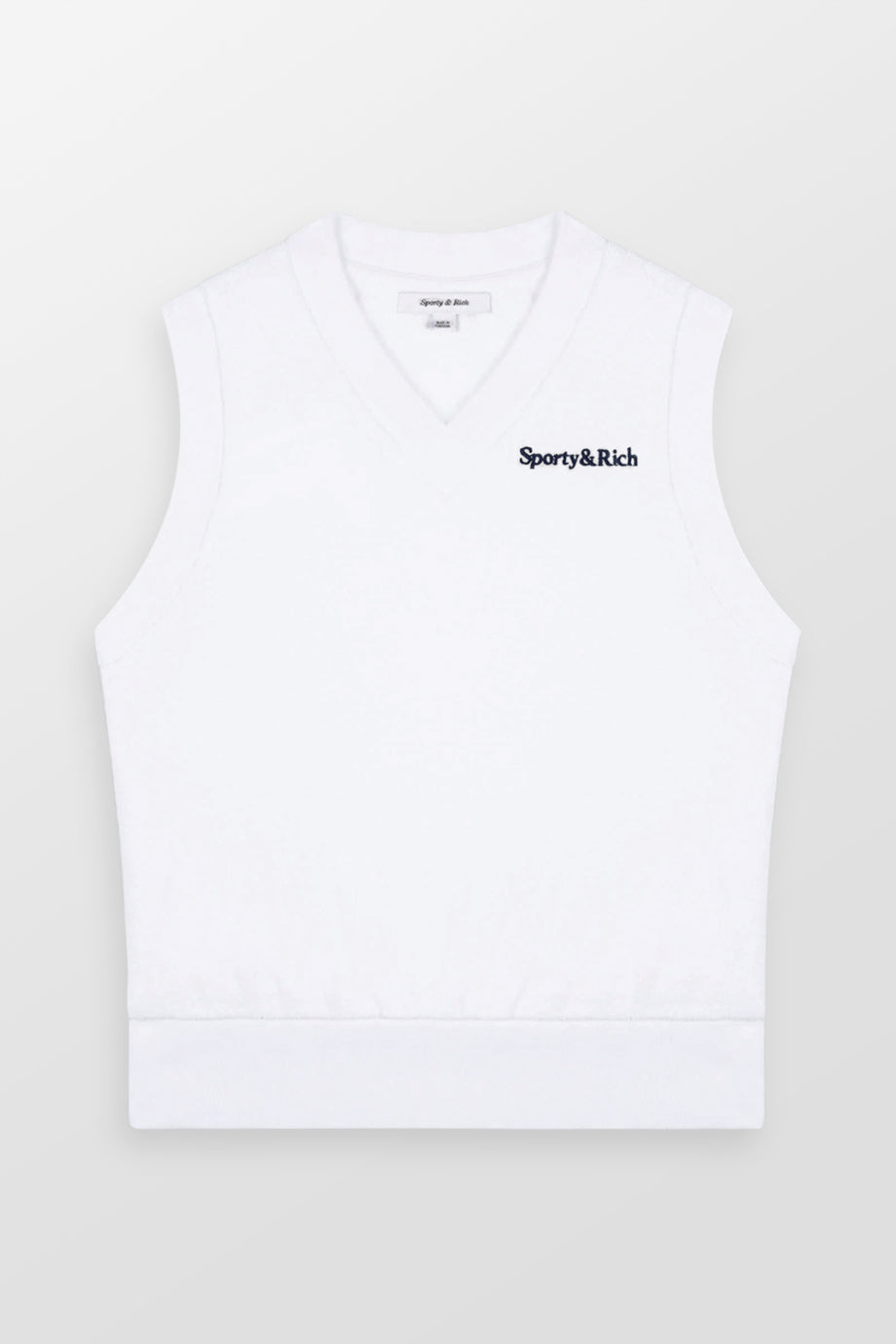 Serif Logo Terry Vest