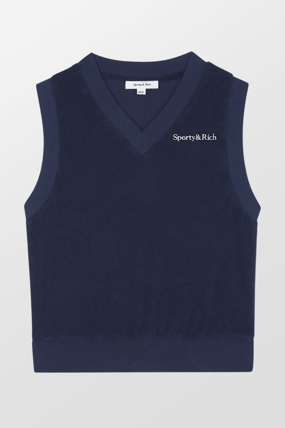 Serif Logo Terry Vest