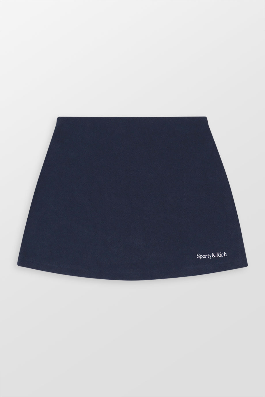 Serif Logo Terry Mini Skirt