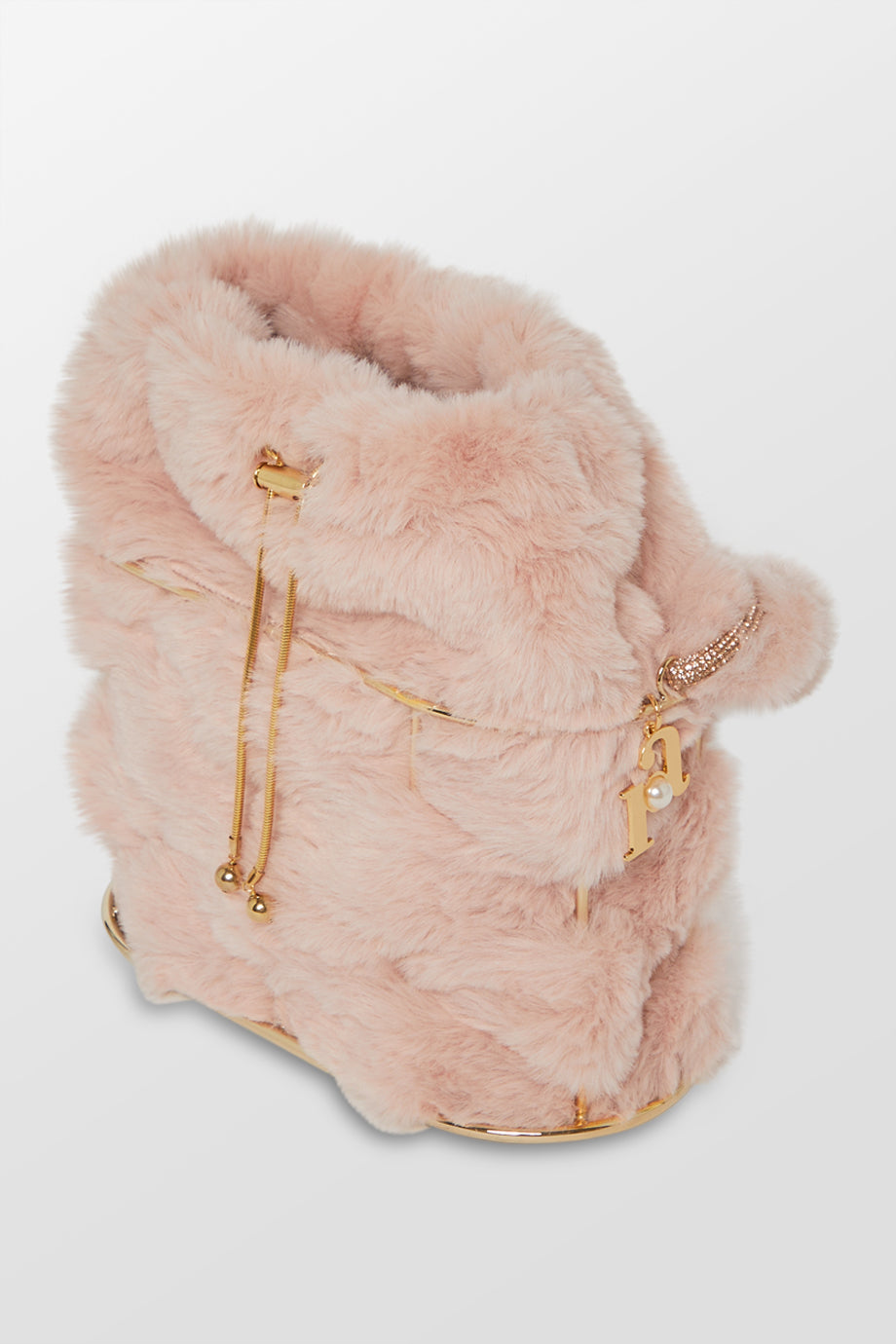 Super Holli Fluffy Top Handle Bag