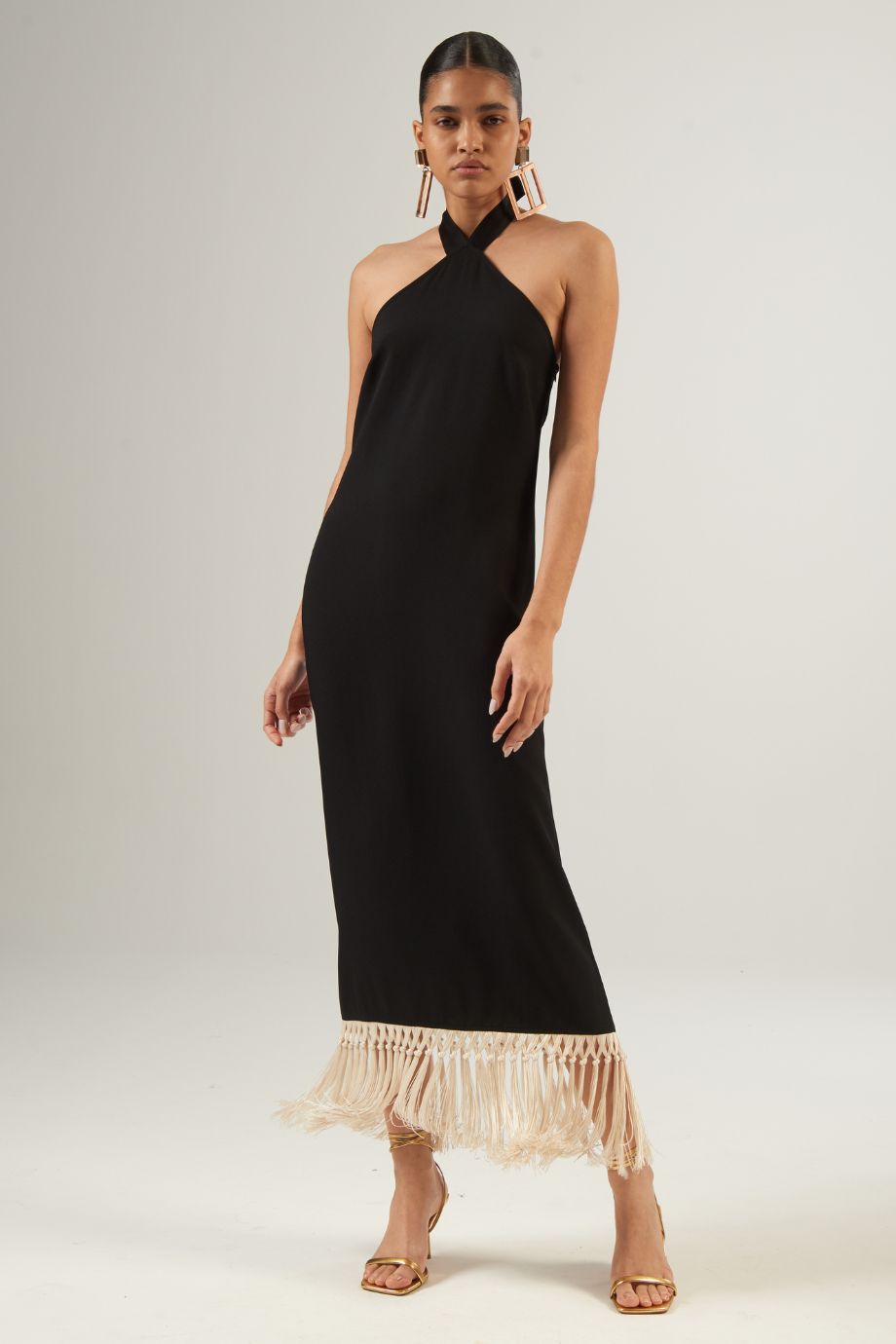 Nina Fringe Maxi Dress