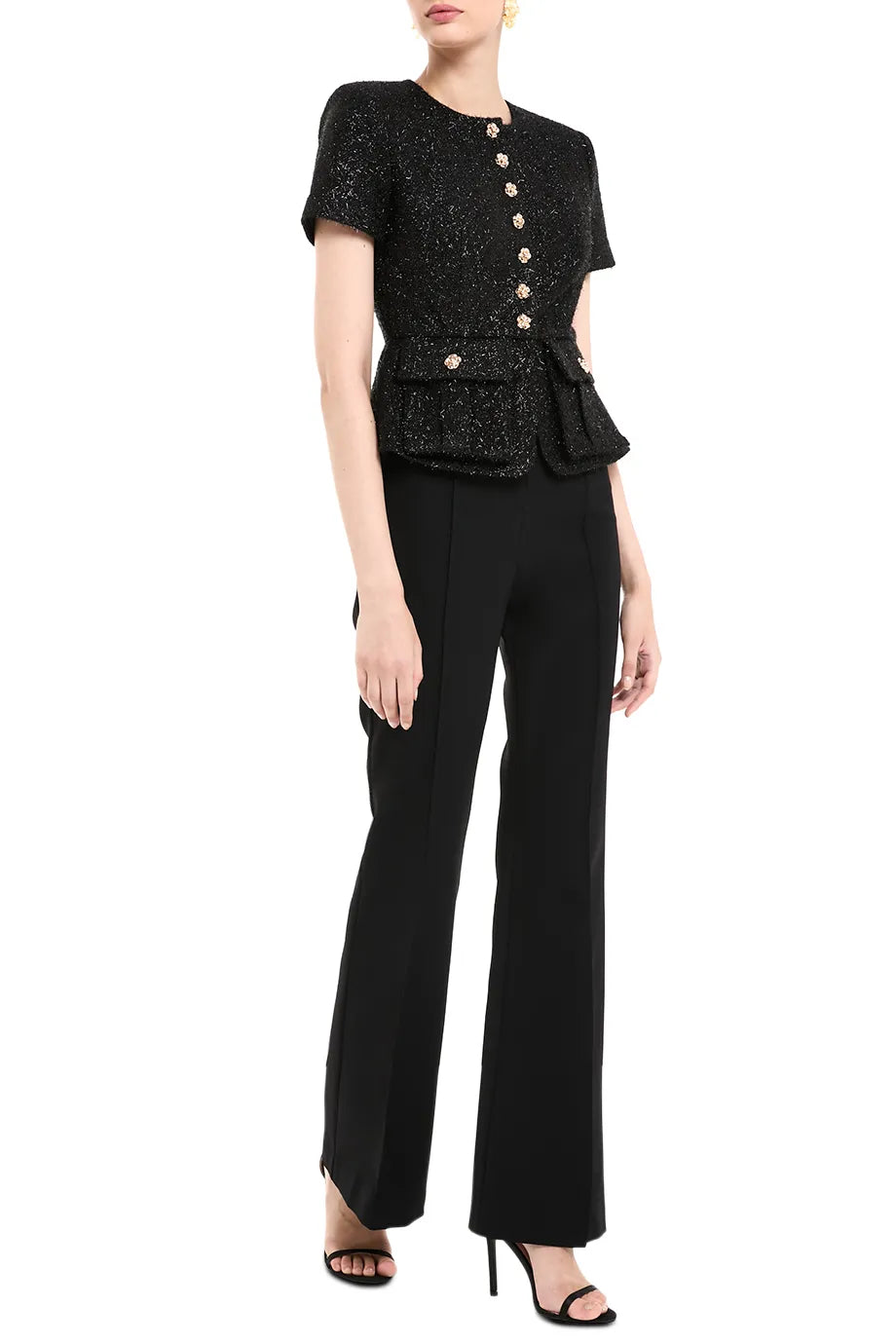 Tinsel Boucle Jumpsuit