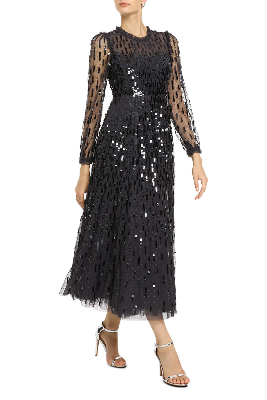 Sequin Dash Evening Dress