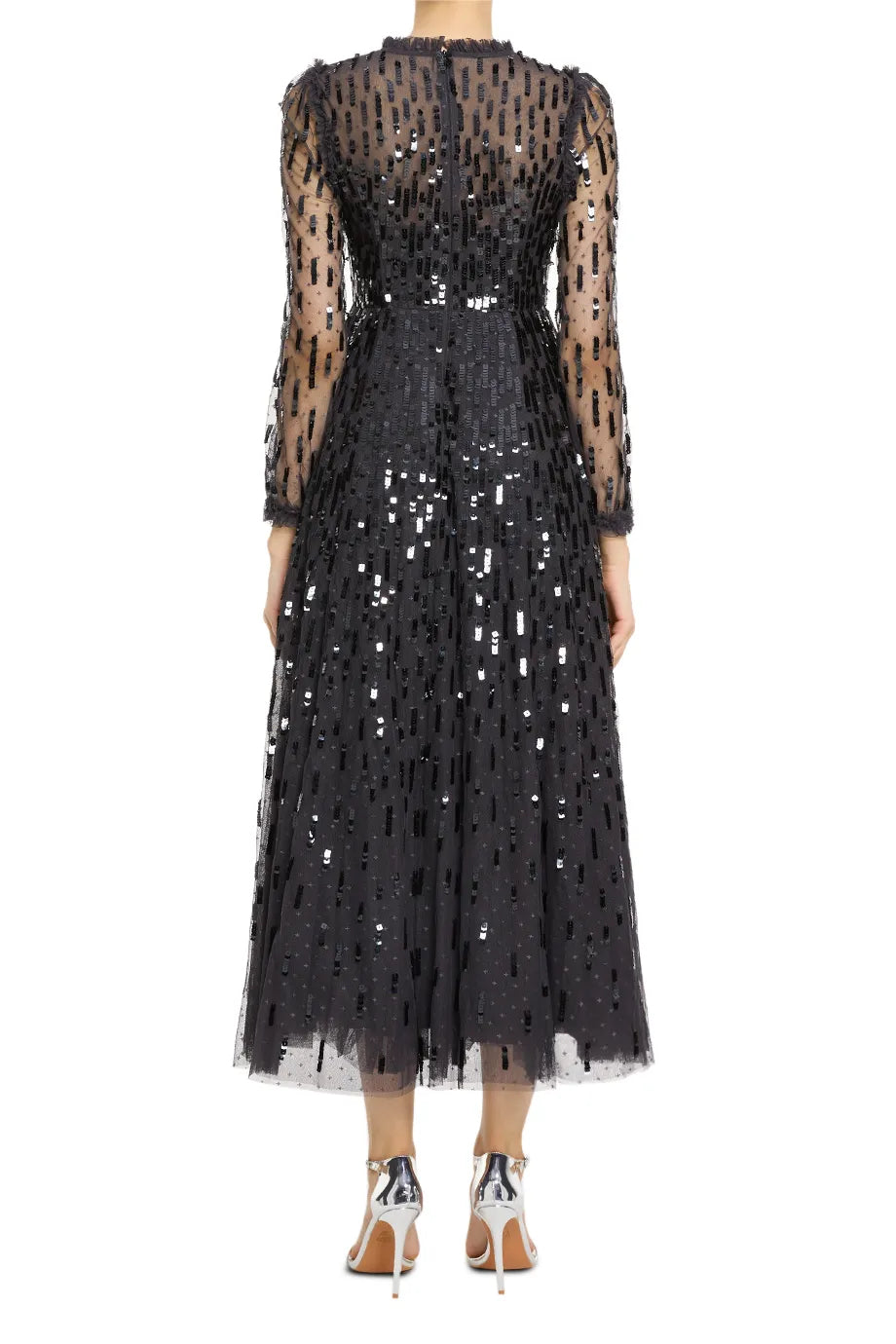 Sequin Dash Evening Dress