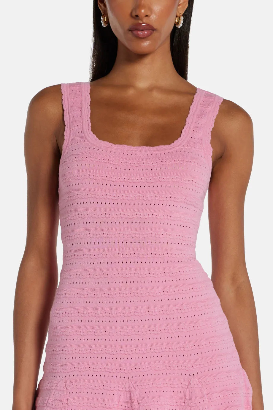 Maryanne Sleeveless Mini Dress in Pink