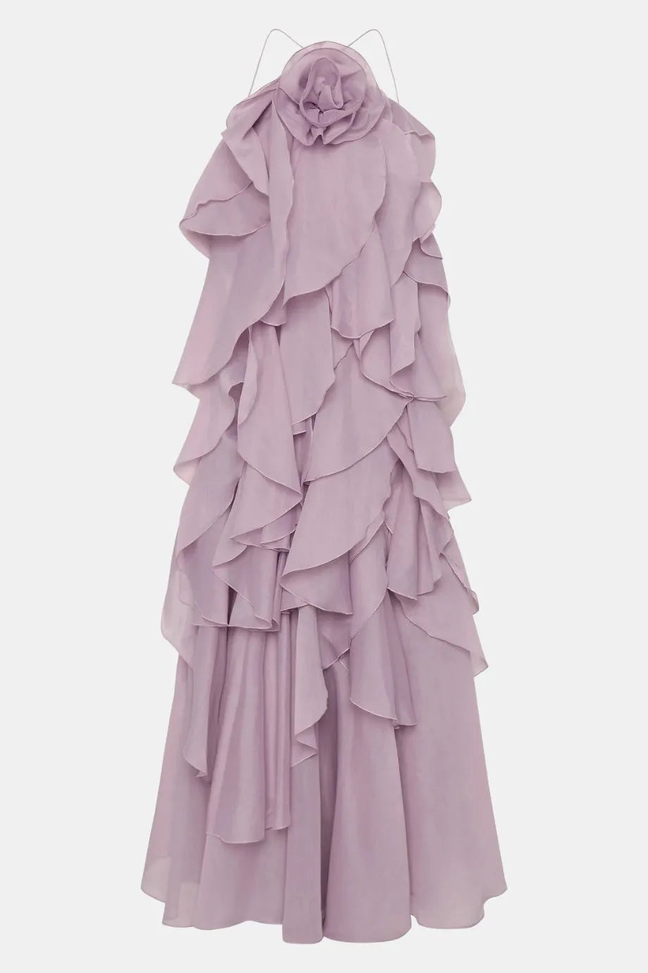 Pandorea Layered Sleeveless Maxi Dress in Purple