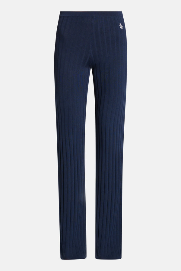 SRC Ribbed Trousers in Blue