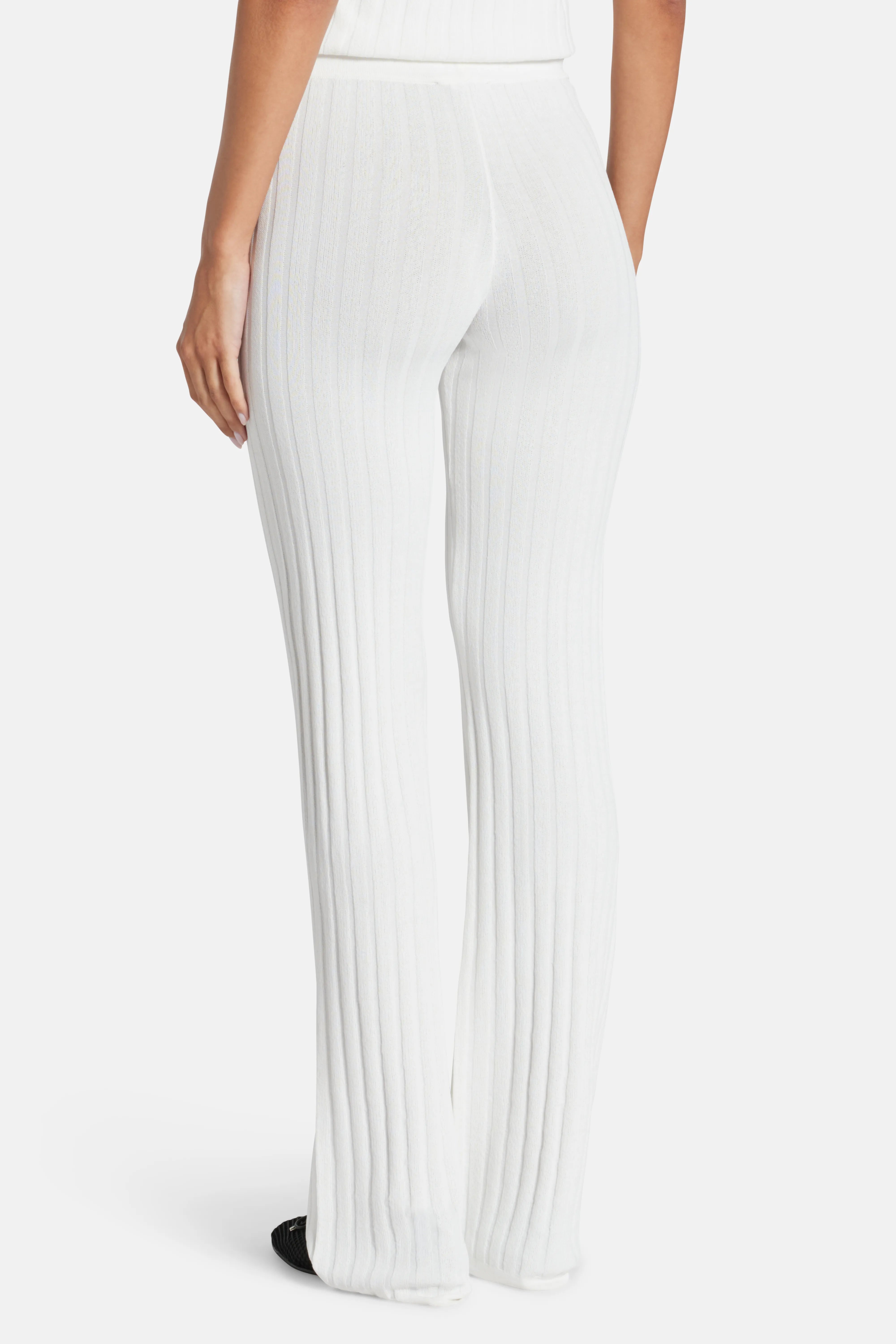 SRC Ribbed Trousers in Beige