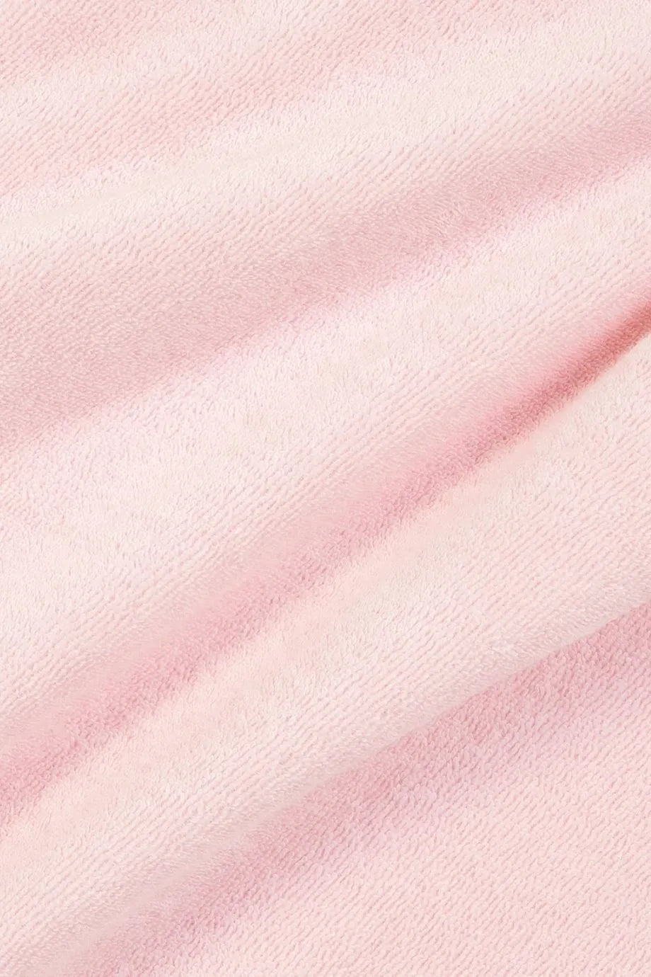 Eden Script Cotton Terry Polo T-Shirt in Pink