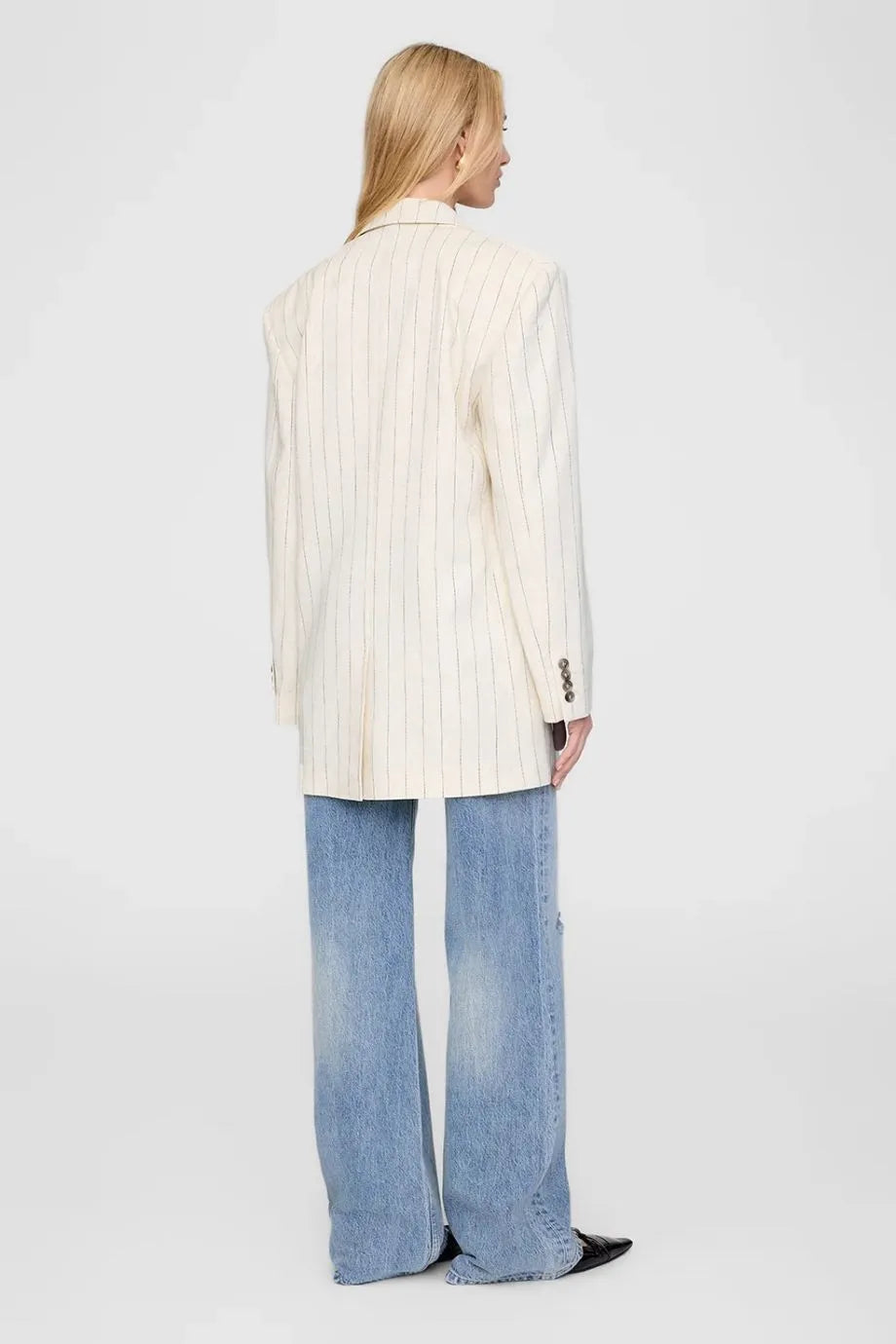 Sara Blazer in Cream