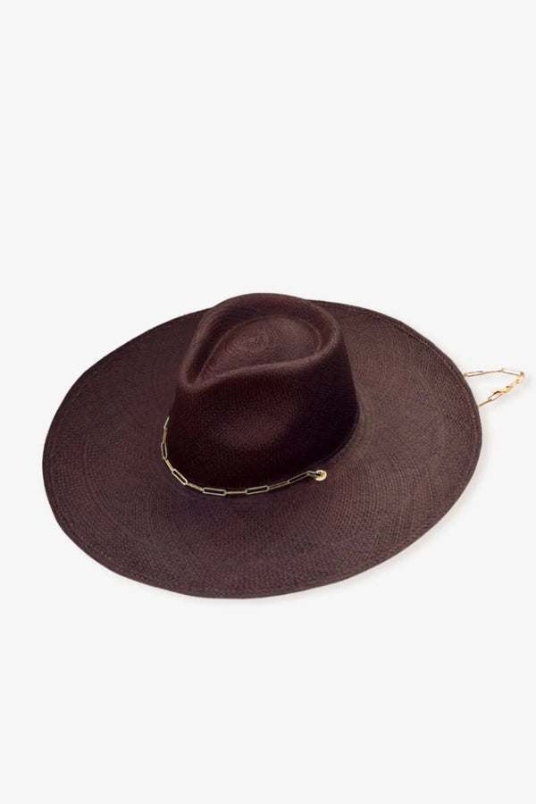 Livy Straw Hat in Brown
