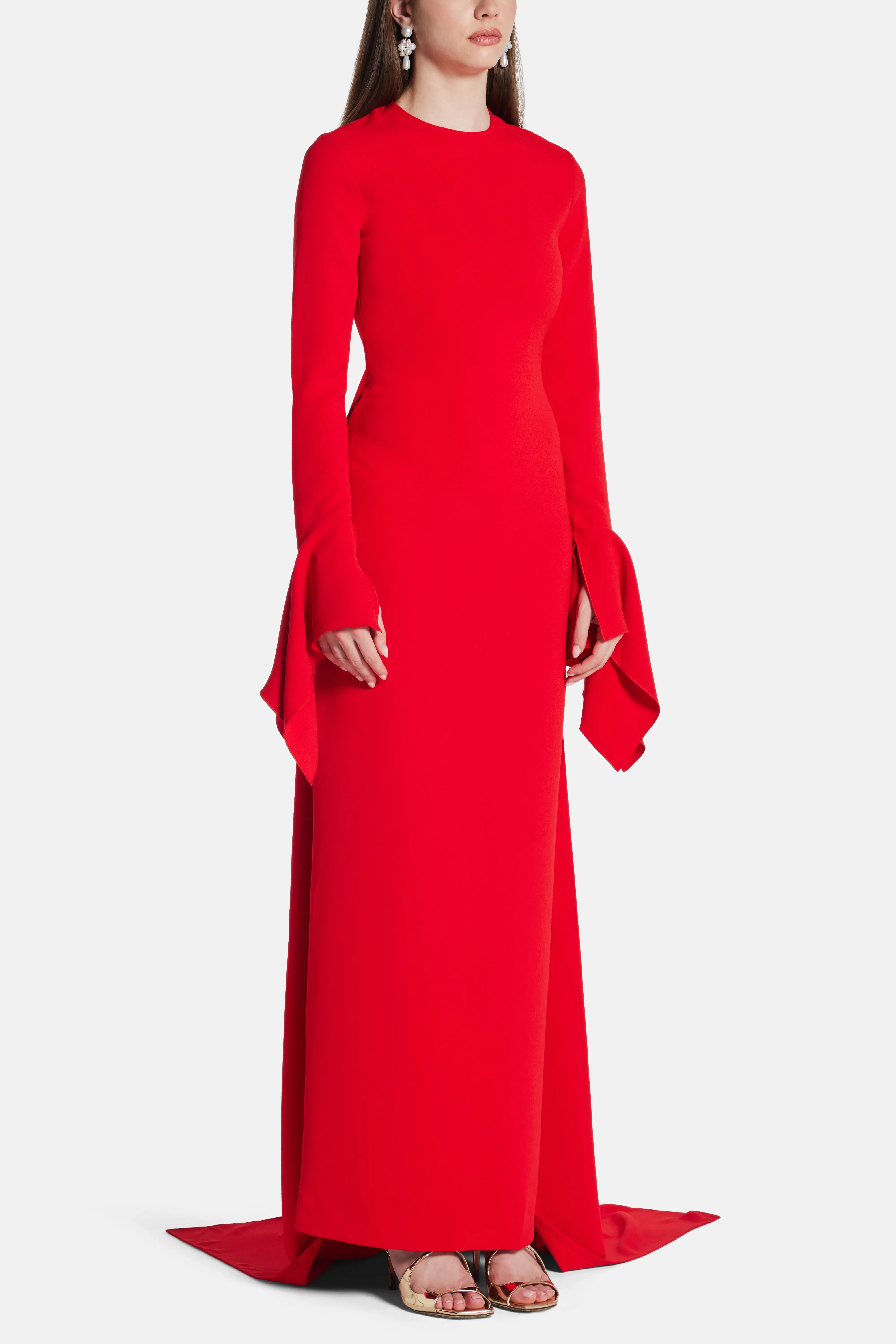 Blake Evening Dress in Red