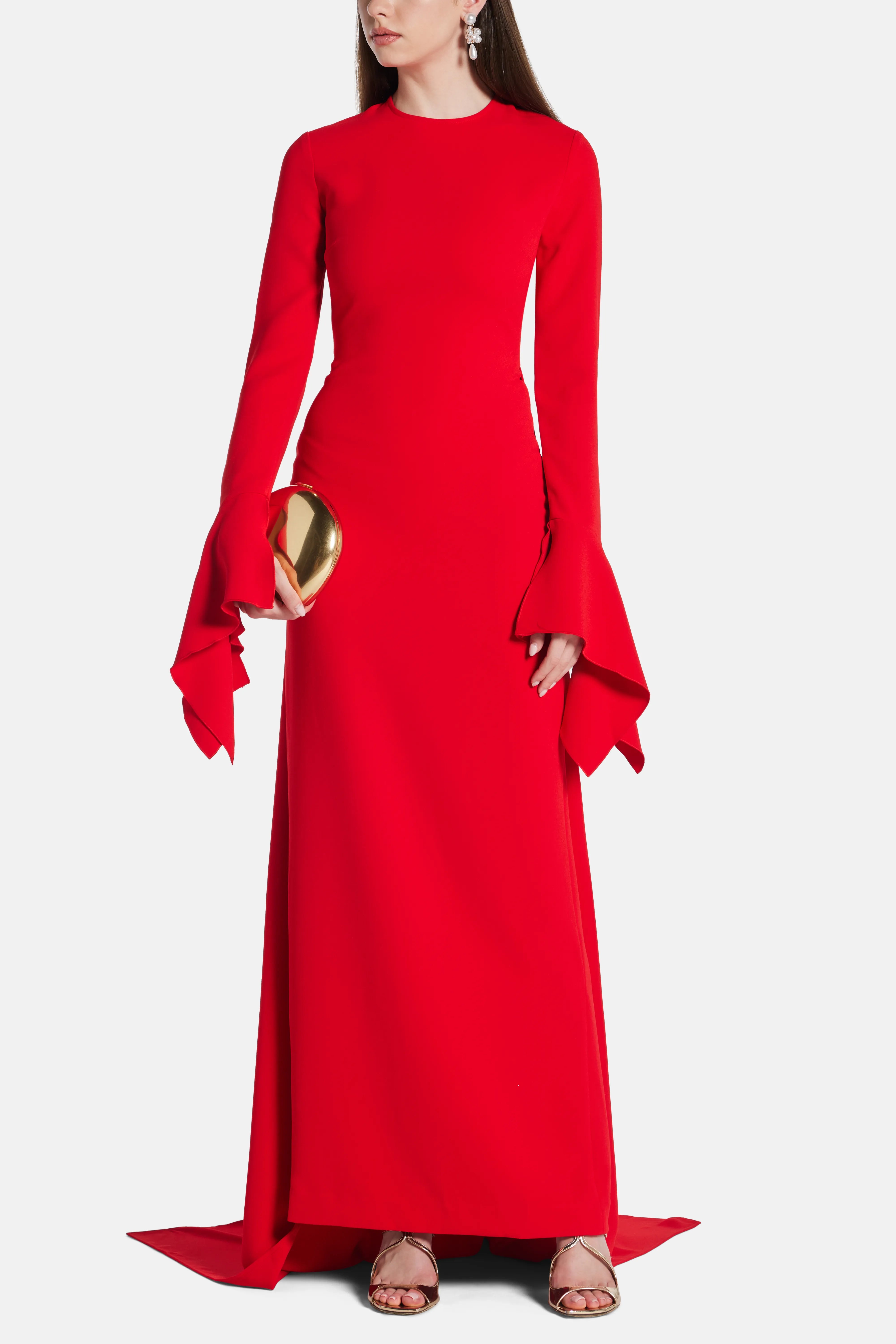 Blake Evening Dress in Red